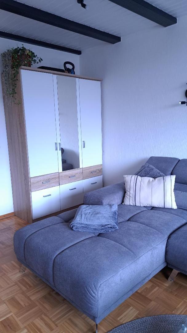 1-Zimmer-Appartement Schoene Aussicht ลางเกลส์ไฮม์ ภายนอก รูปภาพ